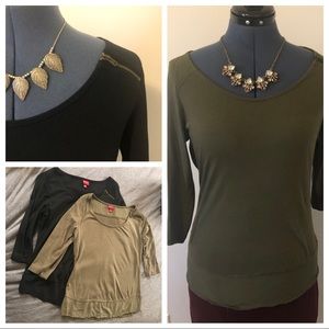 Two Merona Knit Shirts